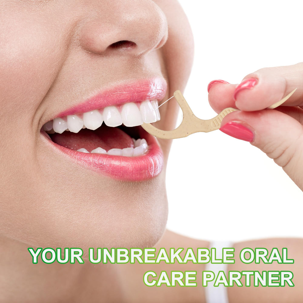 BPA-free dental floss picks