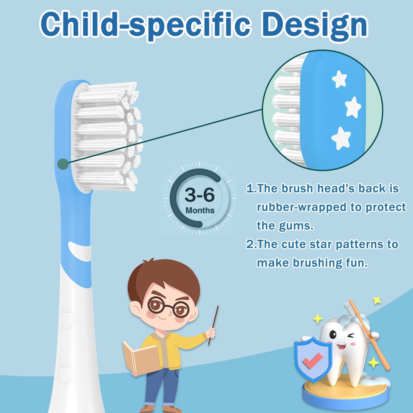 Designed for children aged 3 to 7 years