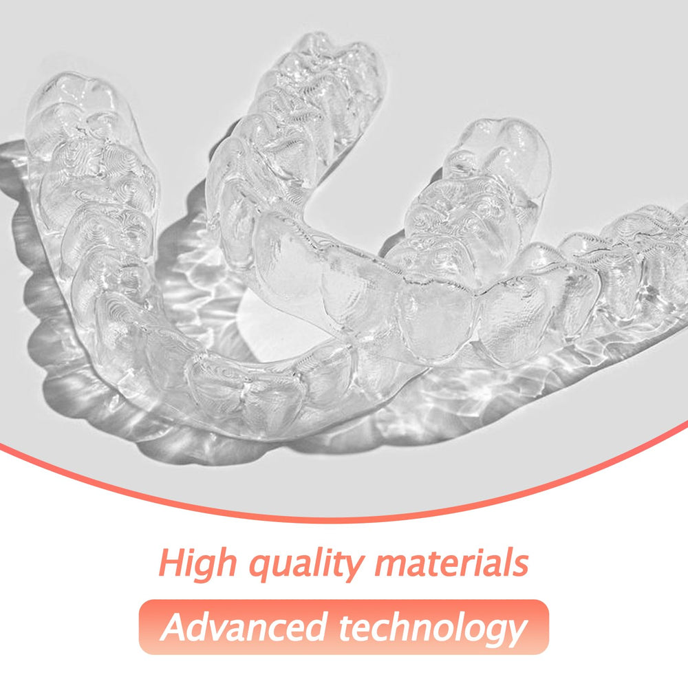 BPA-free and latex-free clear retainers