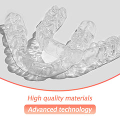 BPA-free and latex-free clear retainers