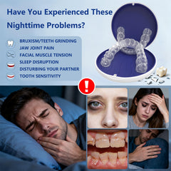 BPA-free night guard material for safe overnight wear.