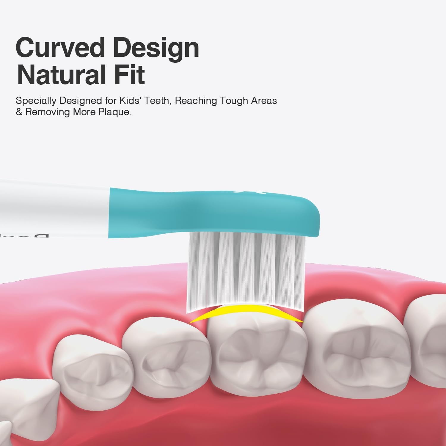 BPA-free back with gentle rubber wrap