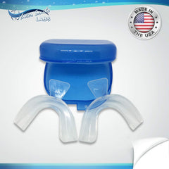 Close up of BPA-free thin moldable whitening trays