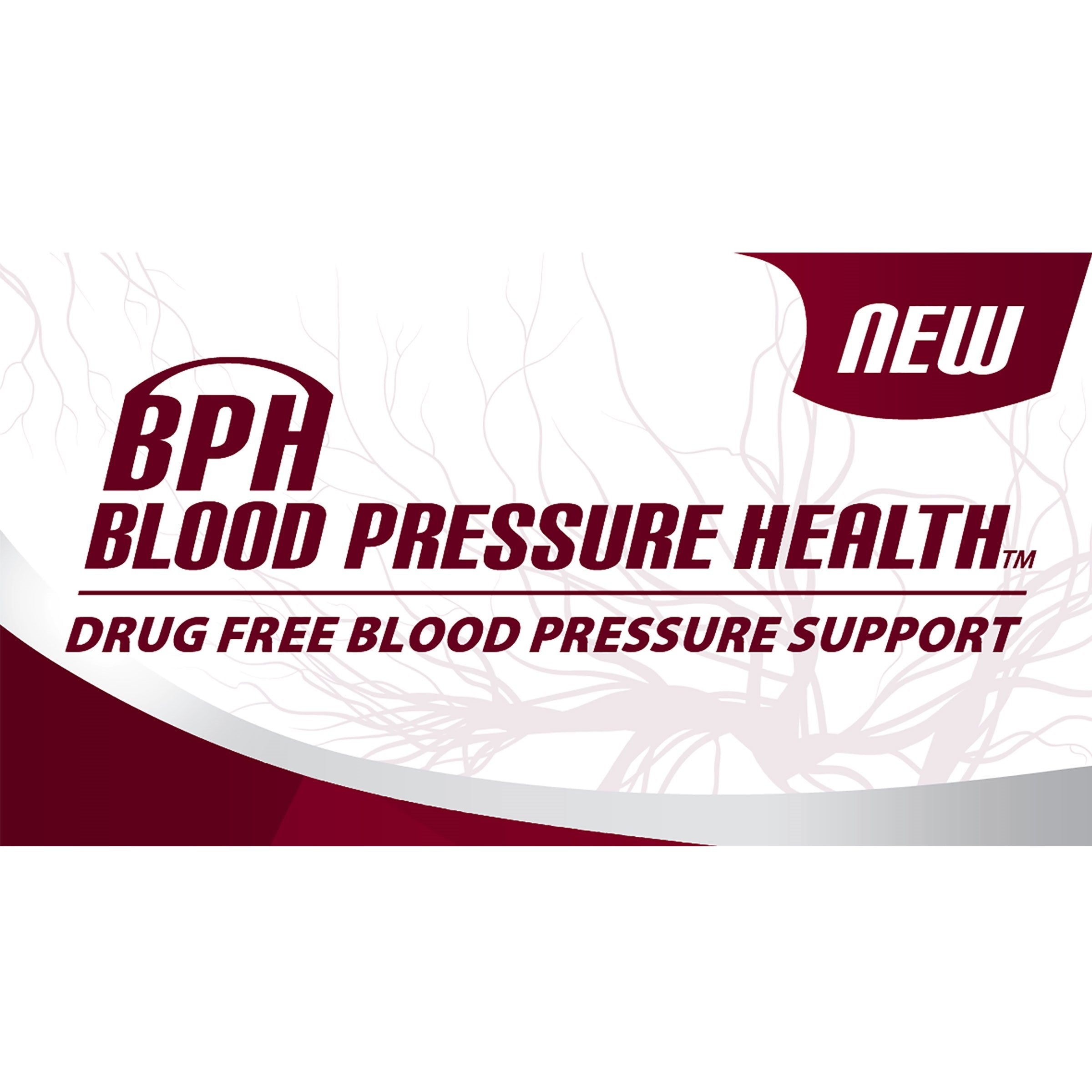 Side view of the 60-count BPH bottle