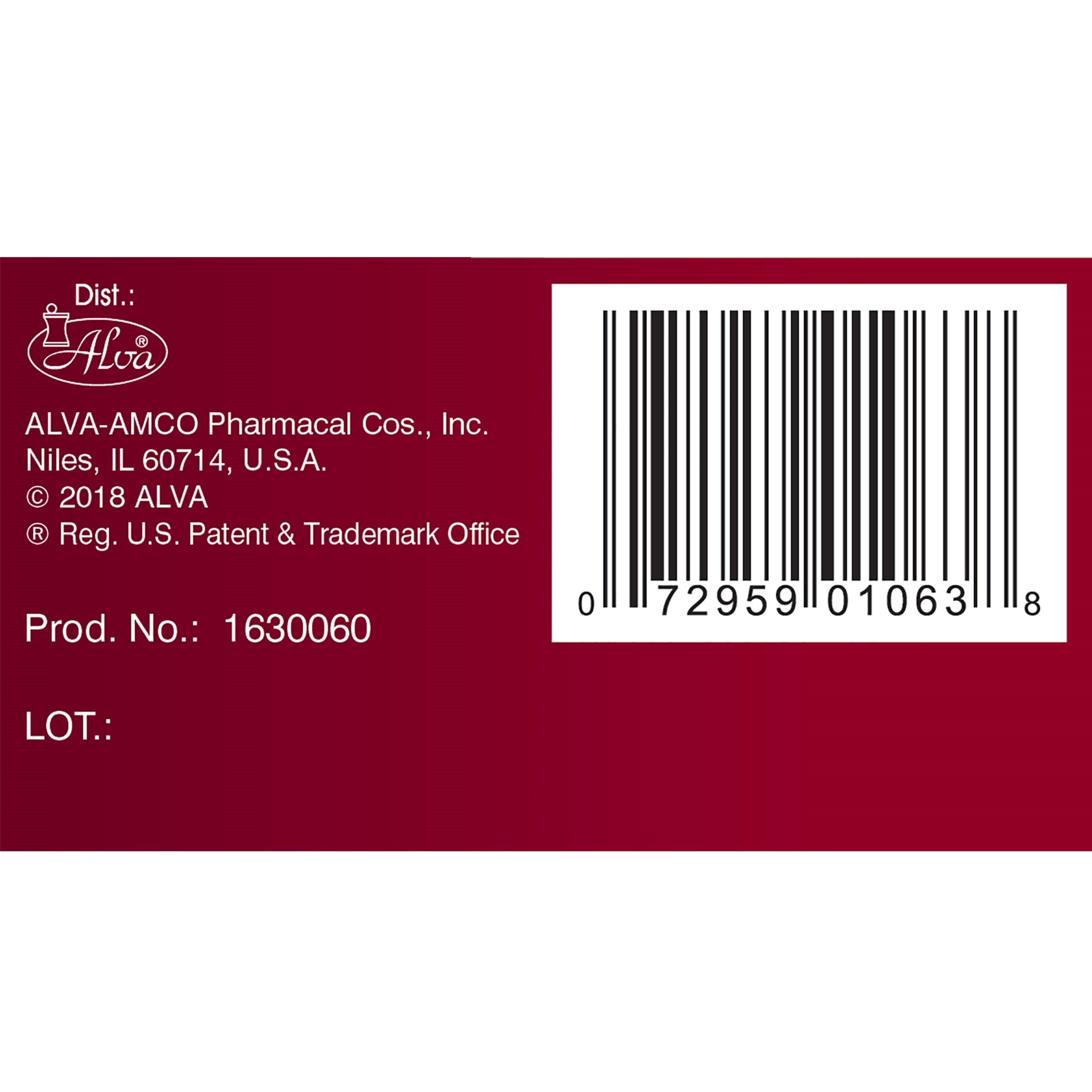 Packaging and label information for BPH caplets