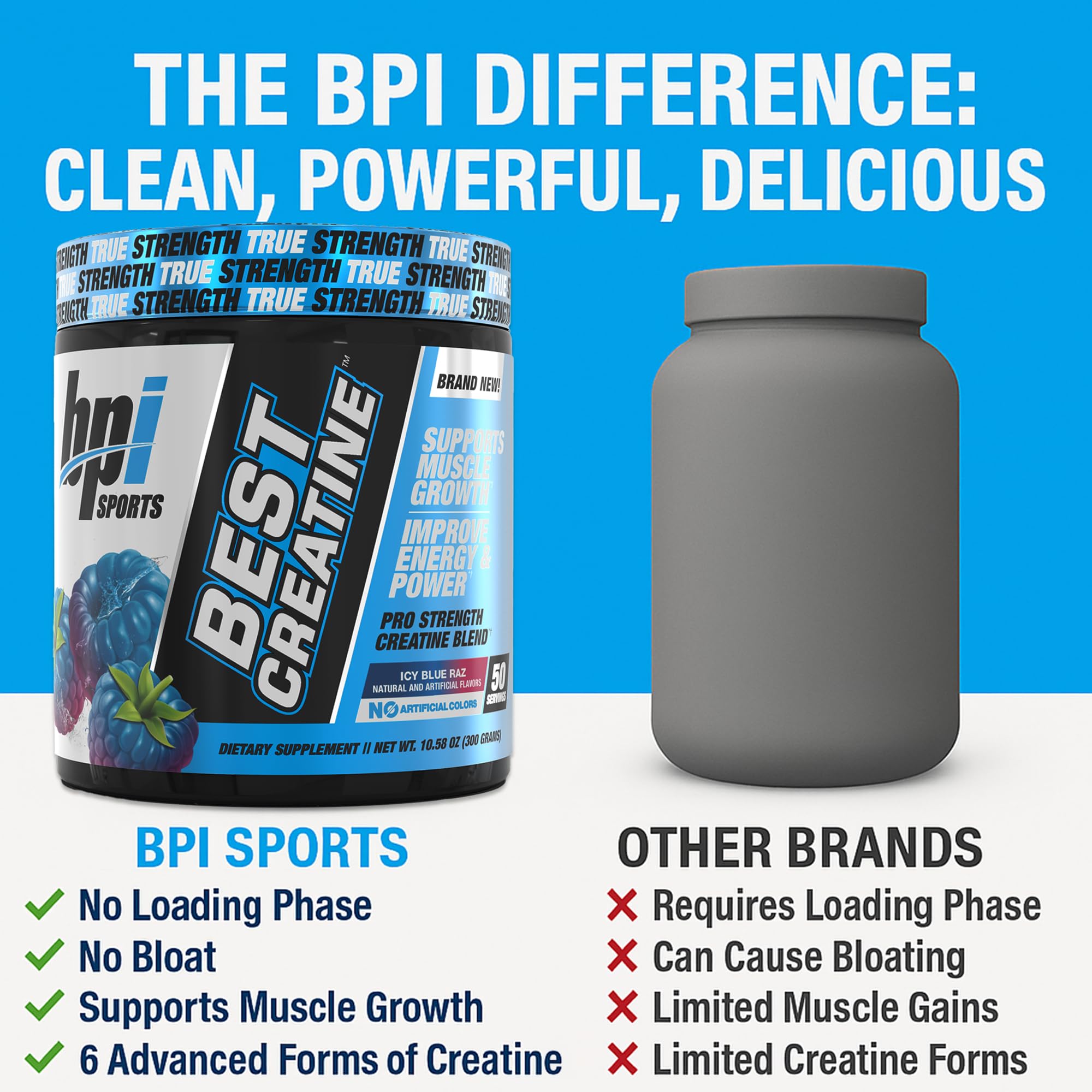 BPI Sports logo with Best Creatine packaging