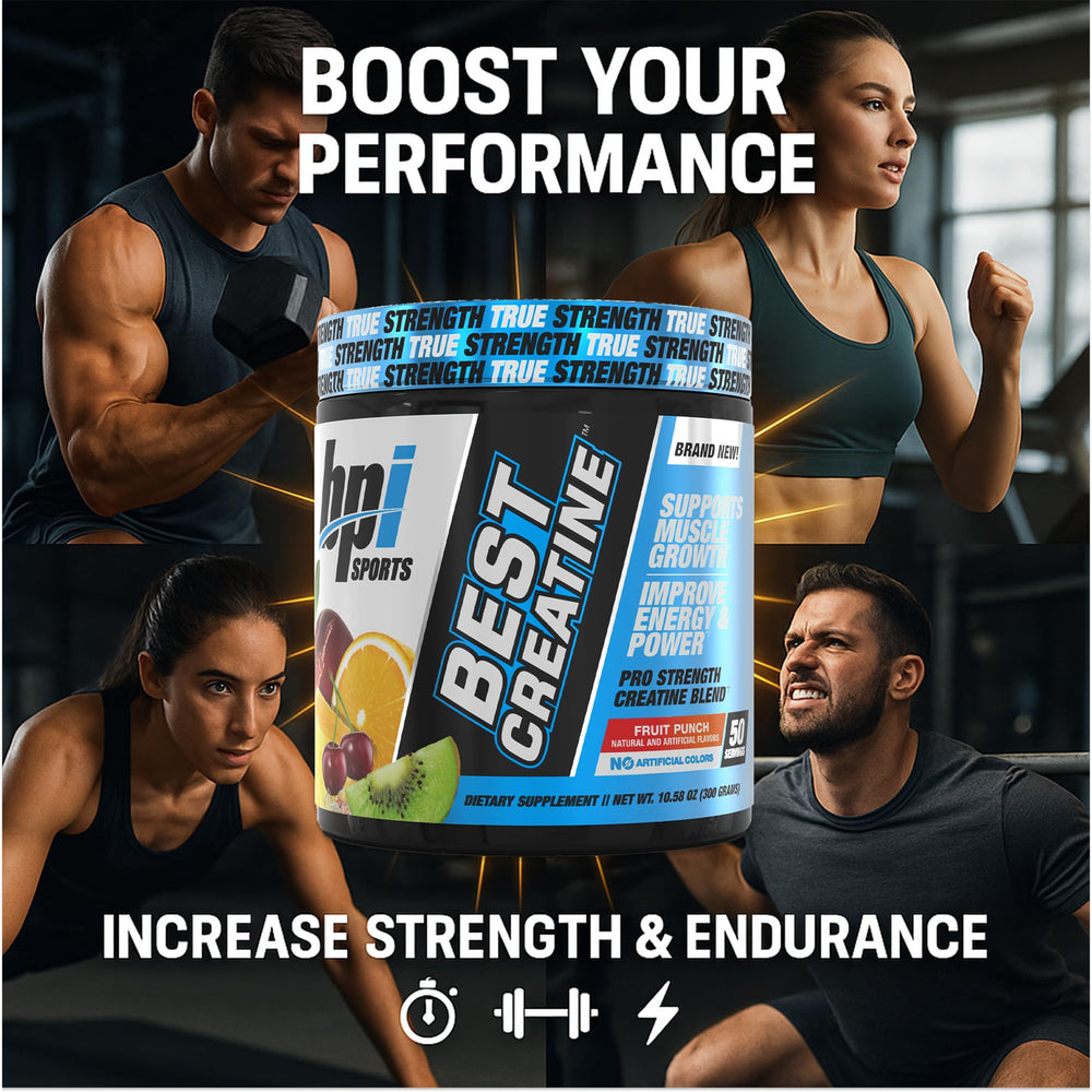Scoop with BEST CREATINE powder