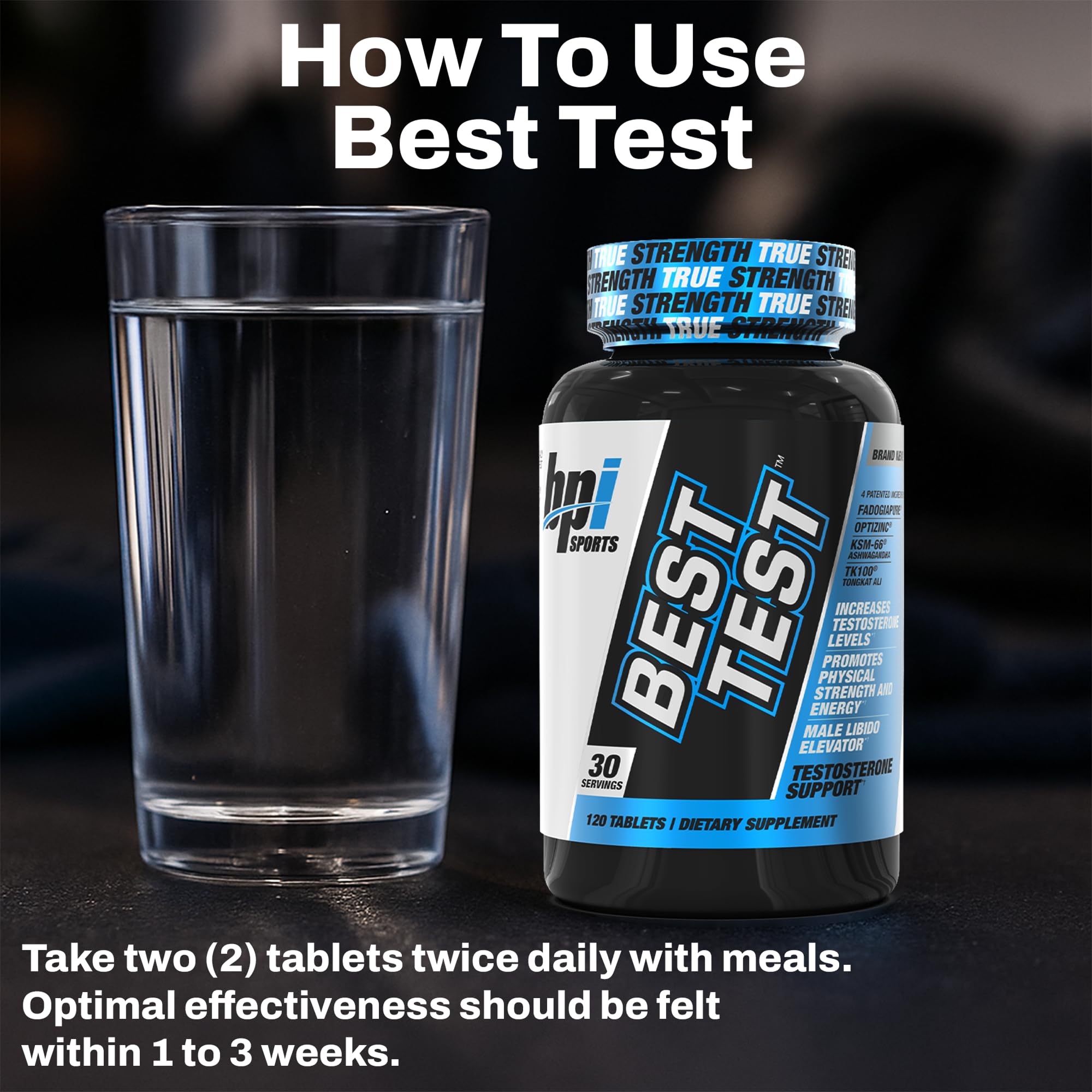 BPI Sports Best Test daily-use shot suggests consistent testosterone support.