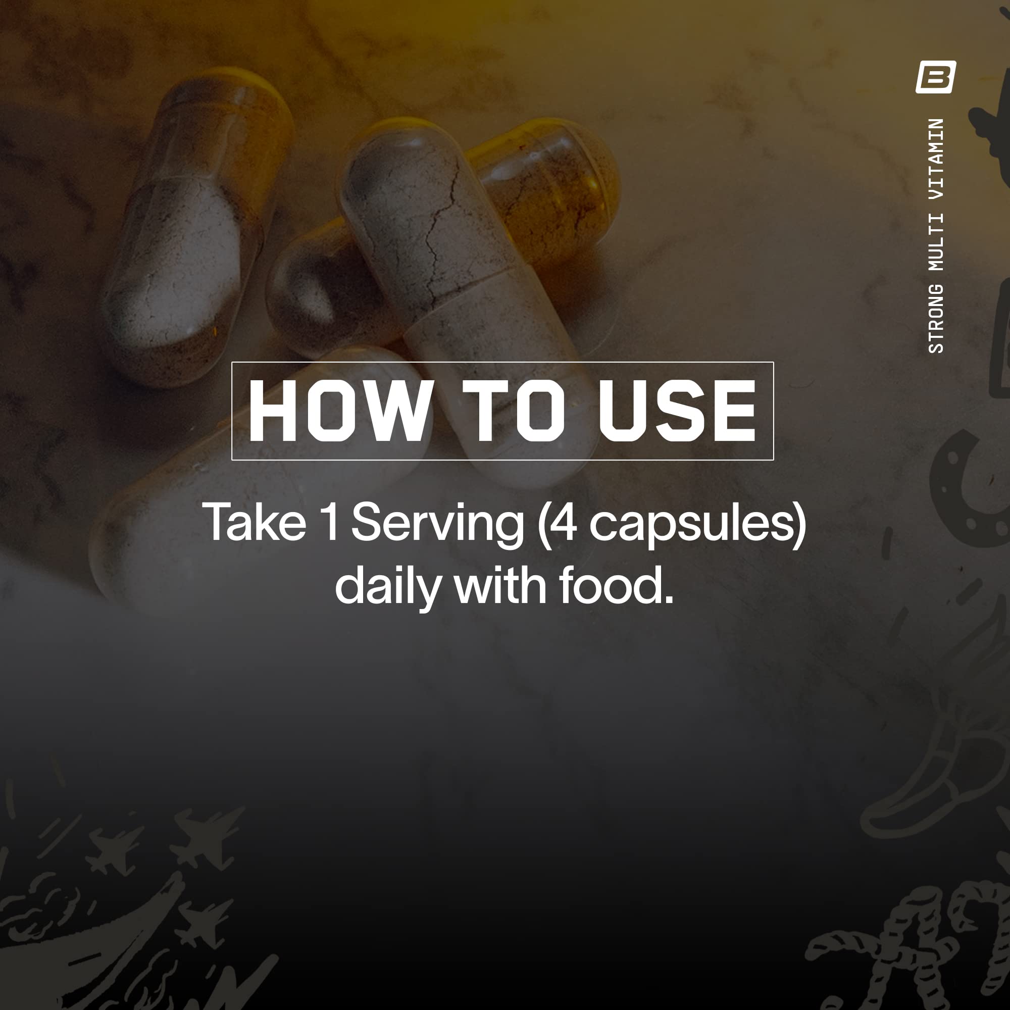 Adaptogens Bacopa Monnieri and Ashwagandha in BPN Strong Multi-Vitamin