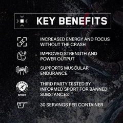 BPN Flight ingredients and supplement facts panel
