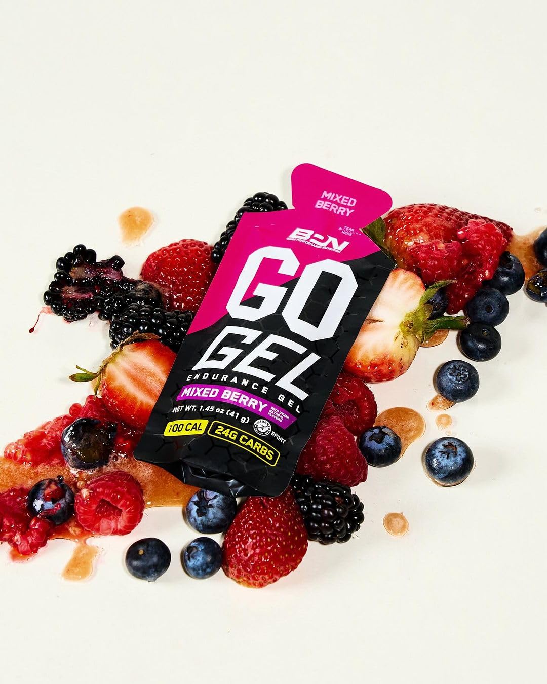 On-the-go usage of BPN Go Gel Endurance during a run