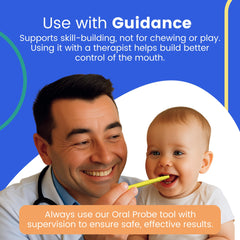 Close-up of sensory ends for oral motor input