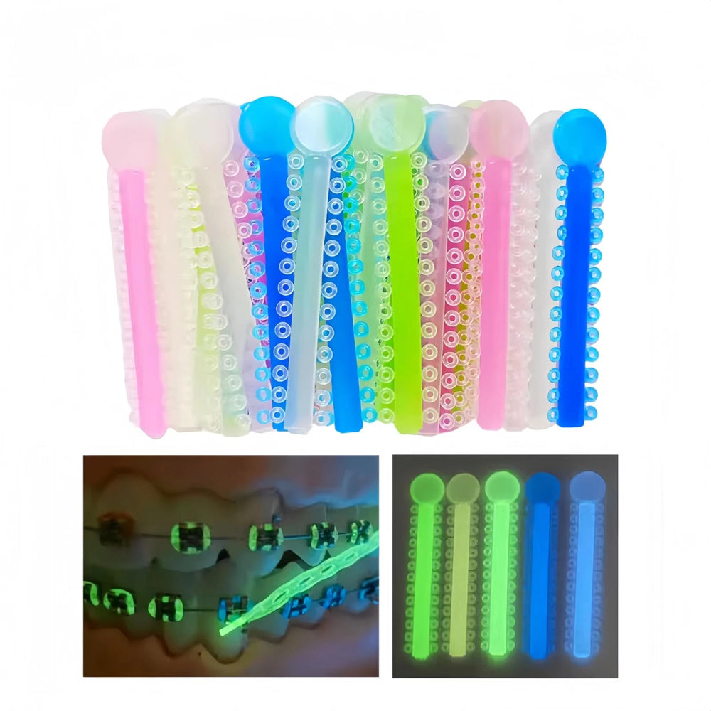 Medical-grade, comfortable orthodontic elastic ligature ties