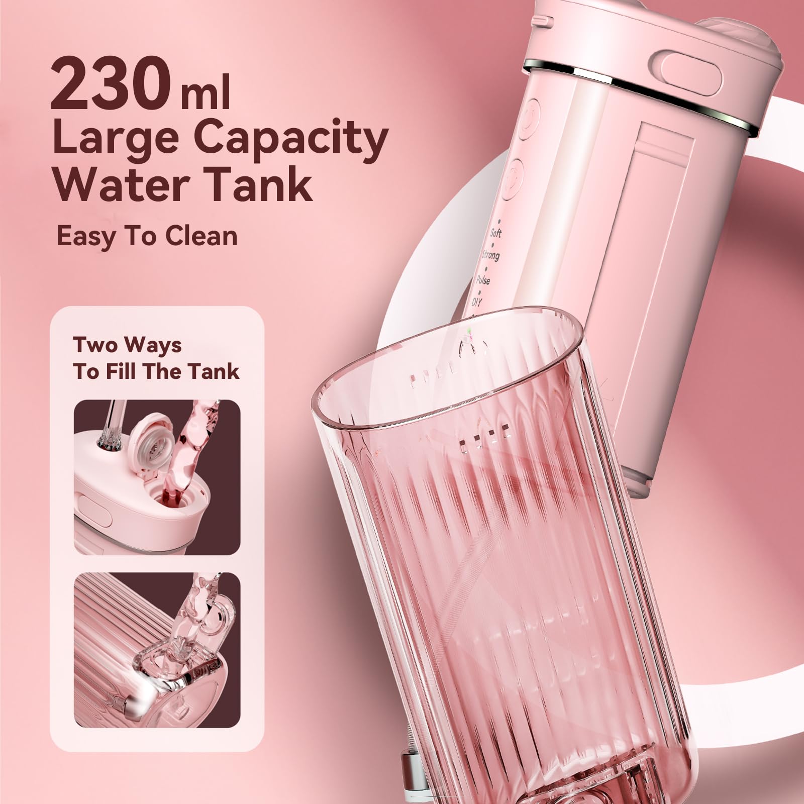 Flosser suitable for braces and bridges