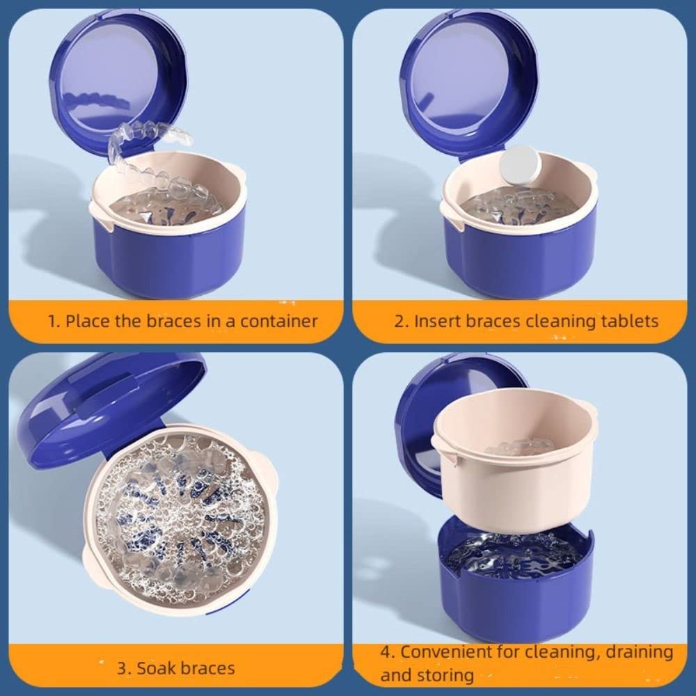 PP material denture storage box