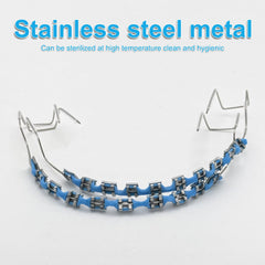 Packaging and contents of the braces kit