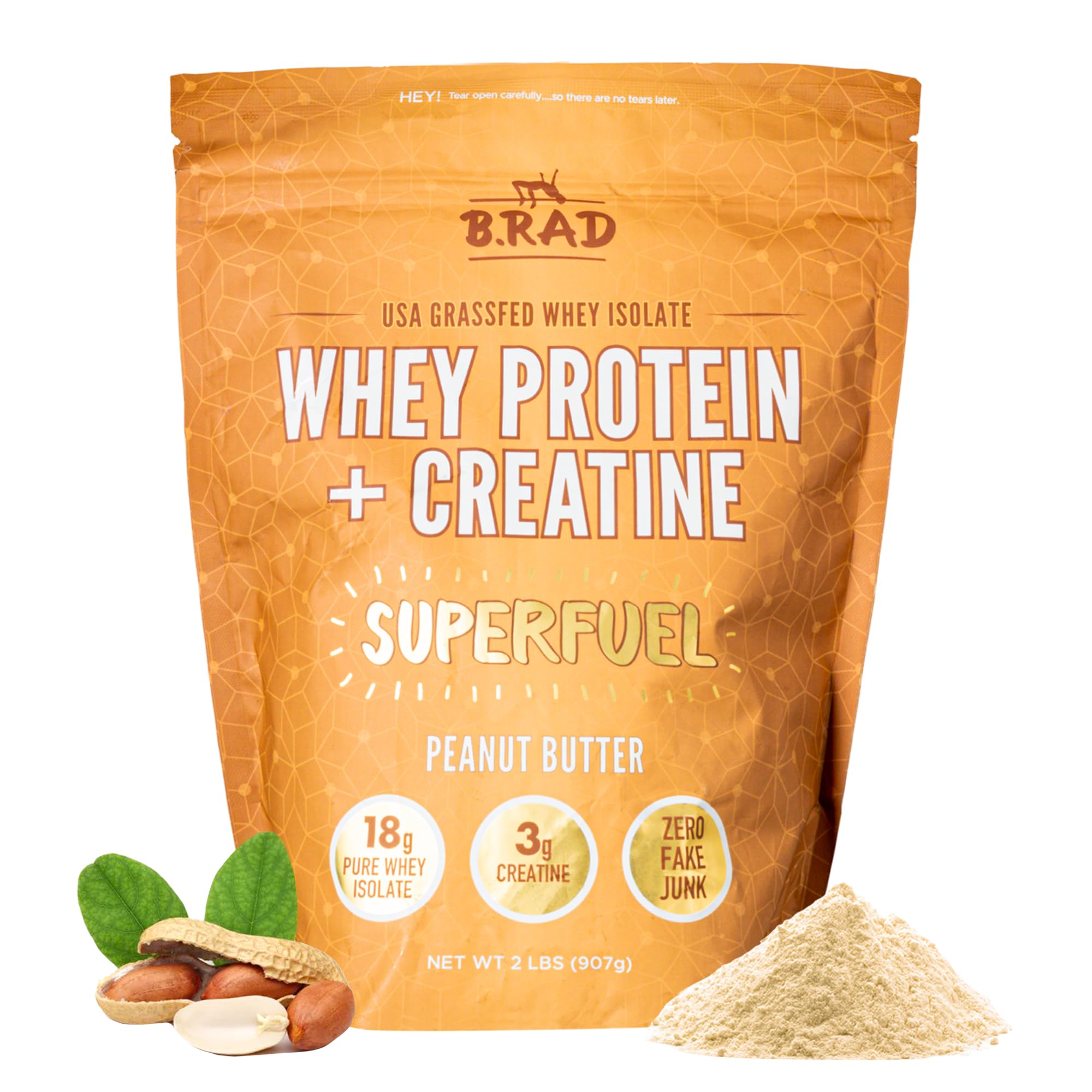 B.rad Superfuel canister close-up highlights purity and quality for lean results.