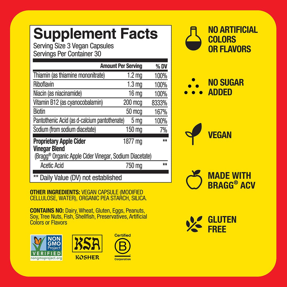 Packaging variations coming soon for Bragg ACV Capsules