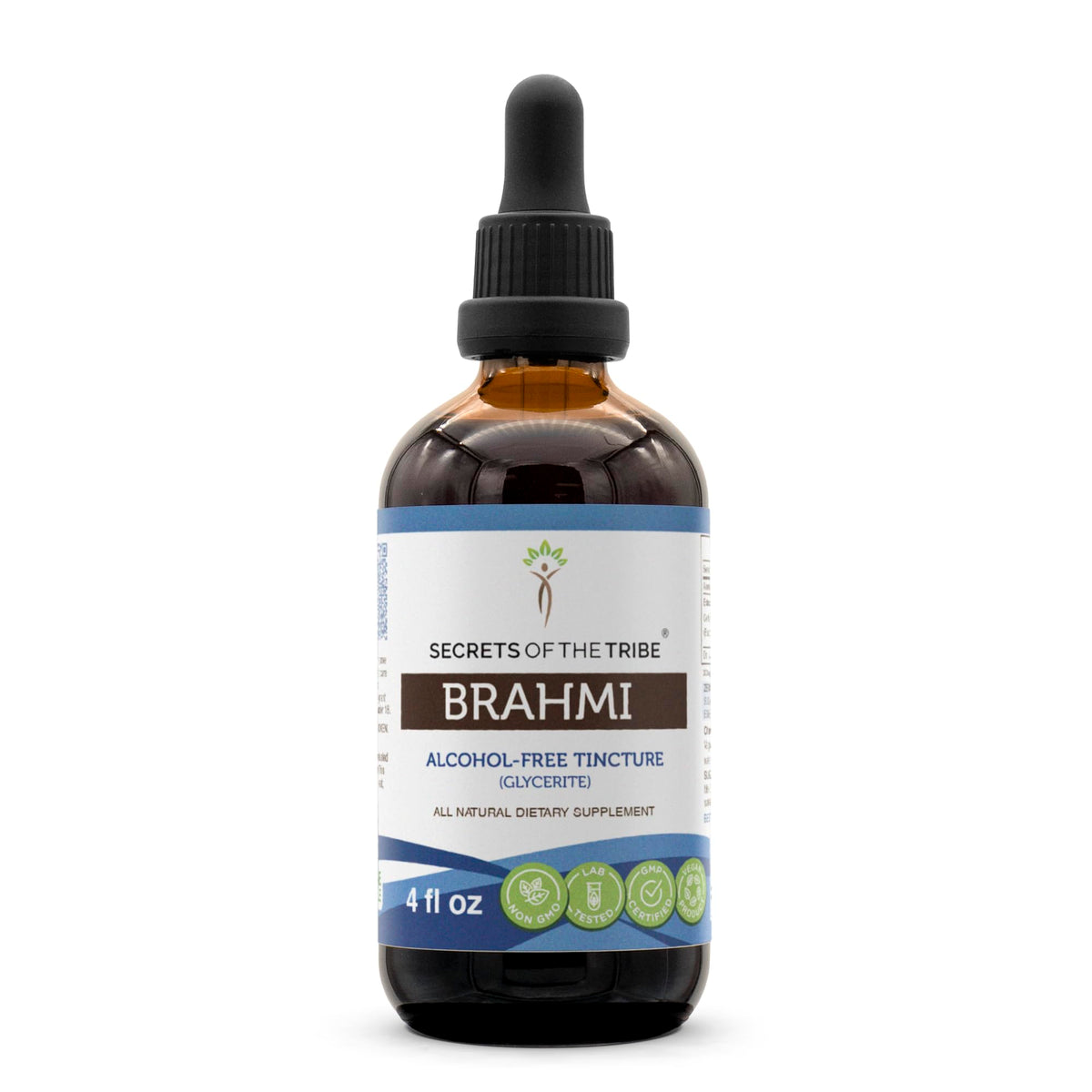 Brahmi Tincture 4 oz bottle – USDA Organic Bacopa Monnieri (Brahmi)