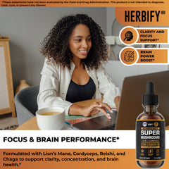 Brain boost with Lion's Mane and Cordyceps mushrooms