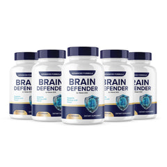 Brain Defender Capsules bottle close-up