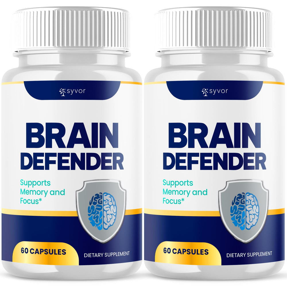 Brain Defender bottle front view
