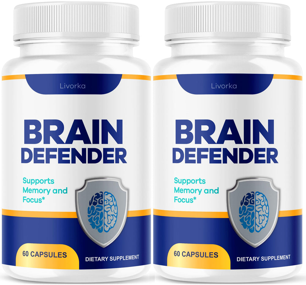 Brain Defender bottle front view