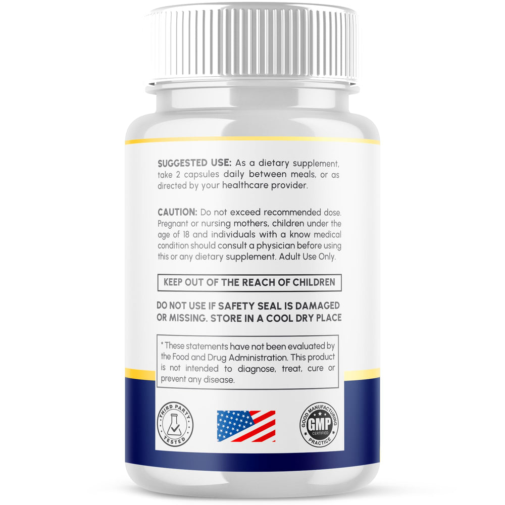 Capsules next to natural ingredients for Brain Defender