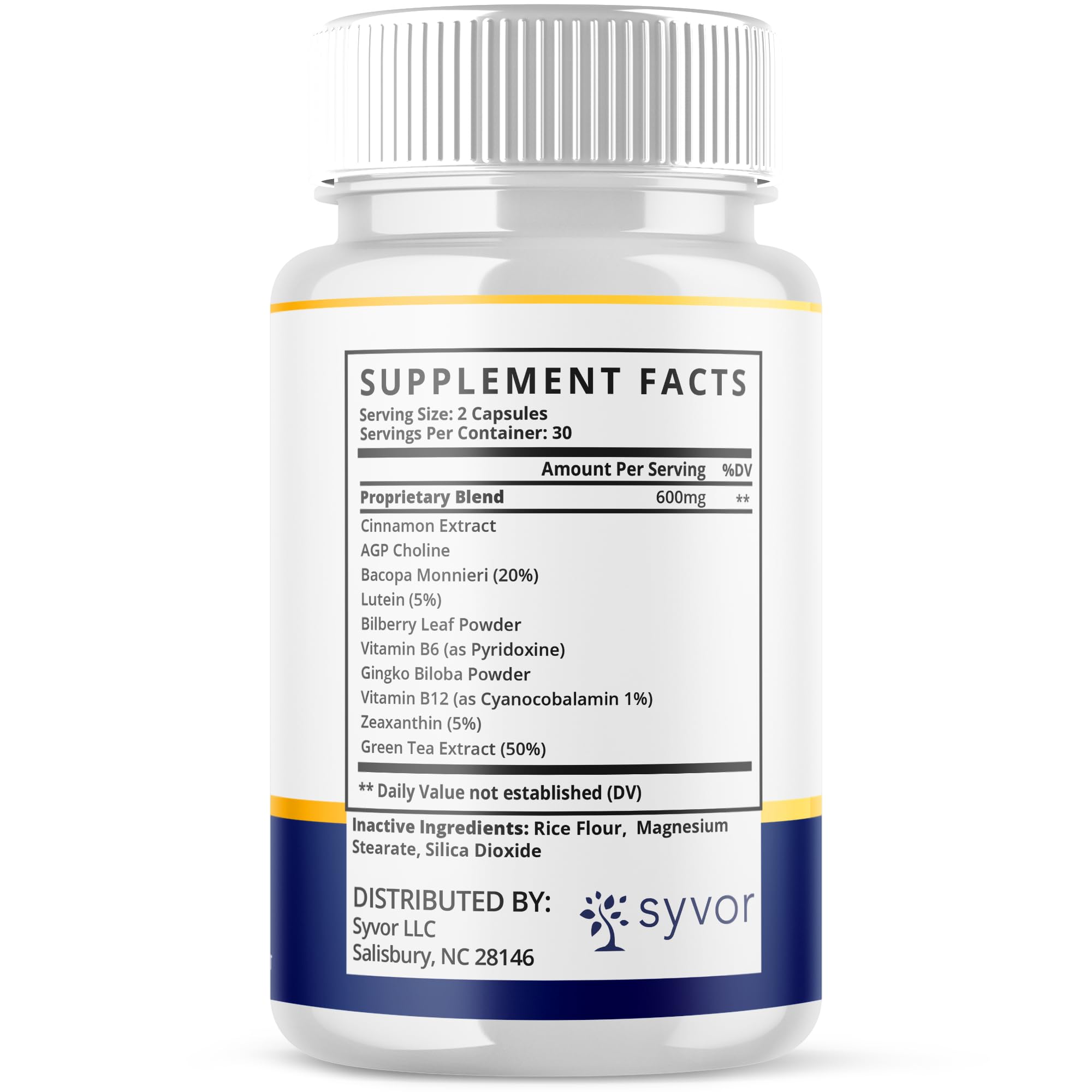 All-natural nootropic formula Brain Defender