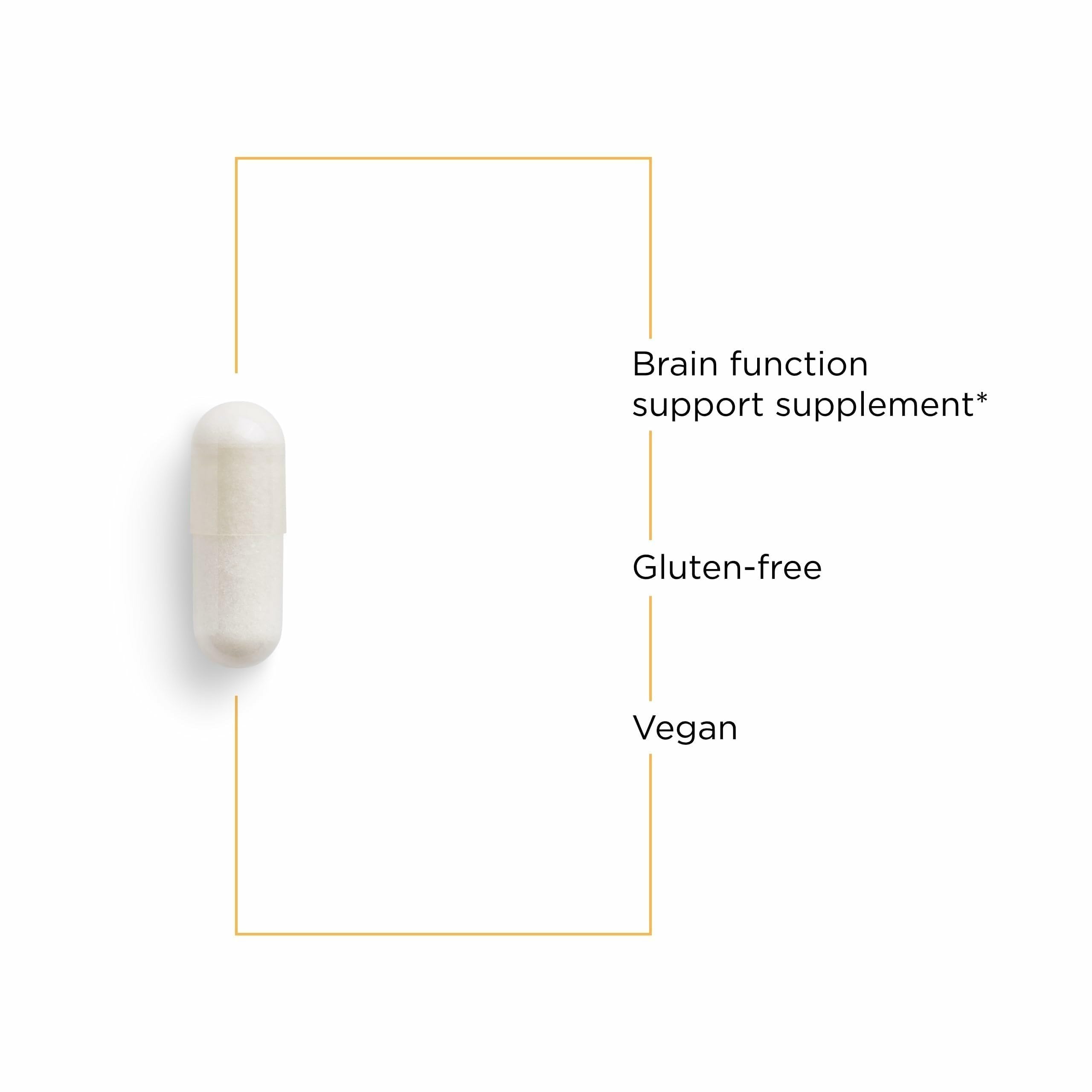 Brain energy support concept illustration
