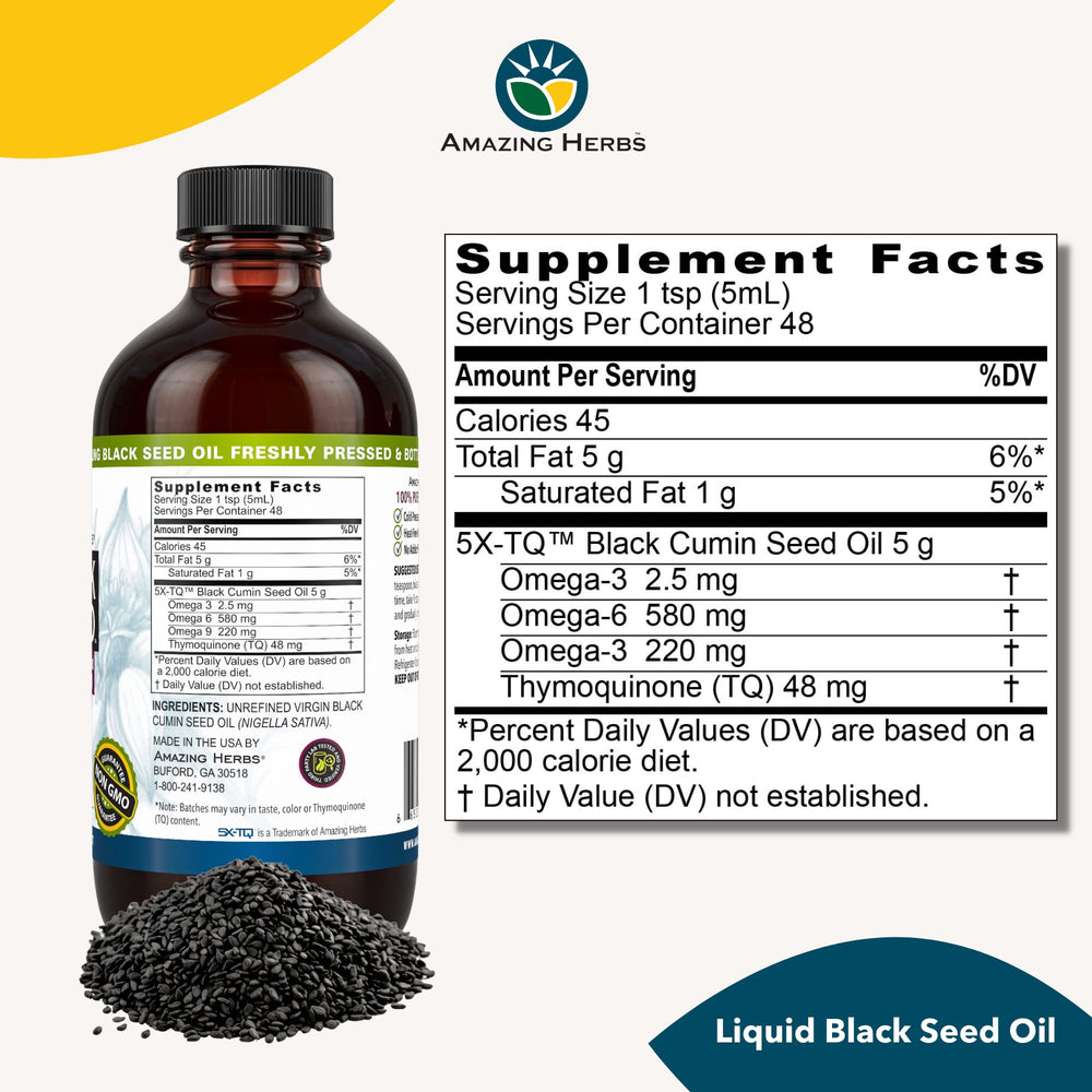 Brain function support from black seed oil