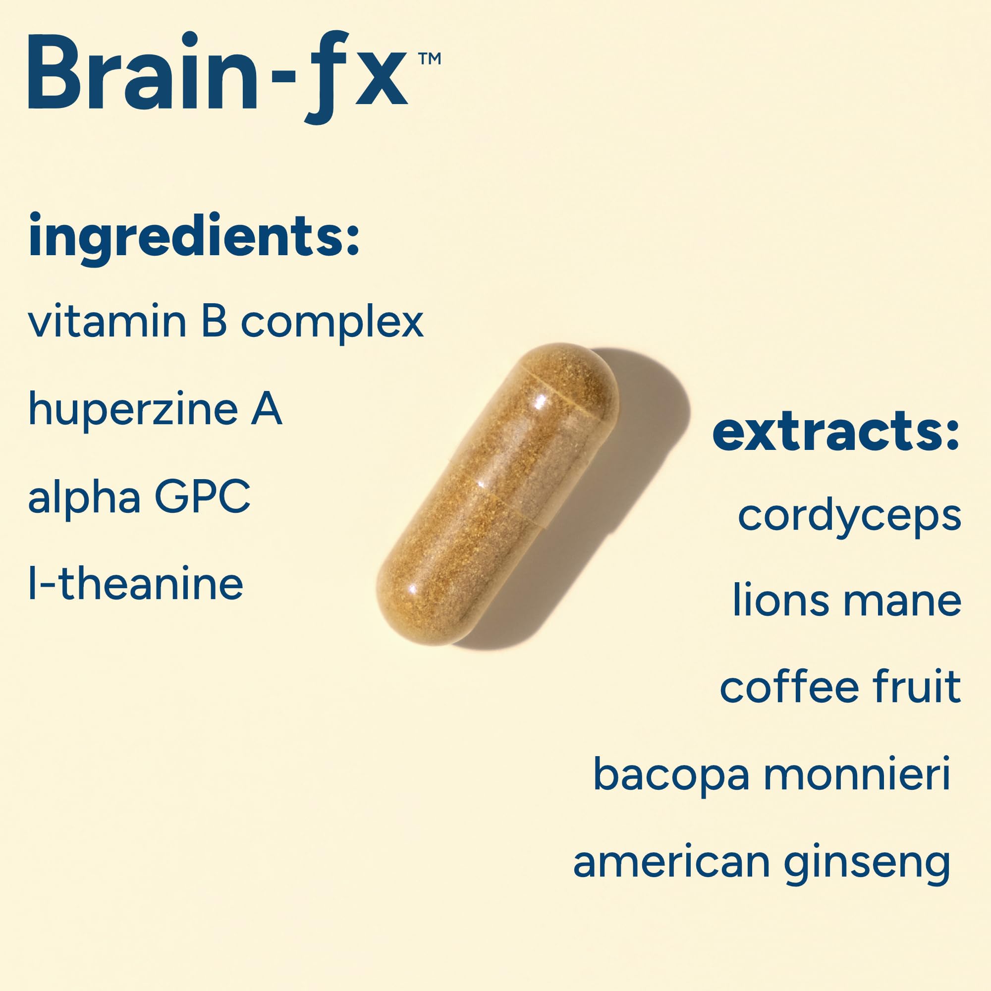 Alpha GPC and L-Theanine for cognitive support in Brain-fx