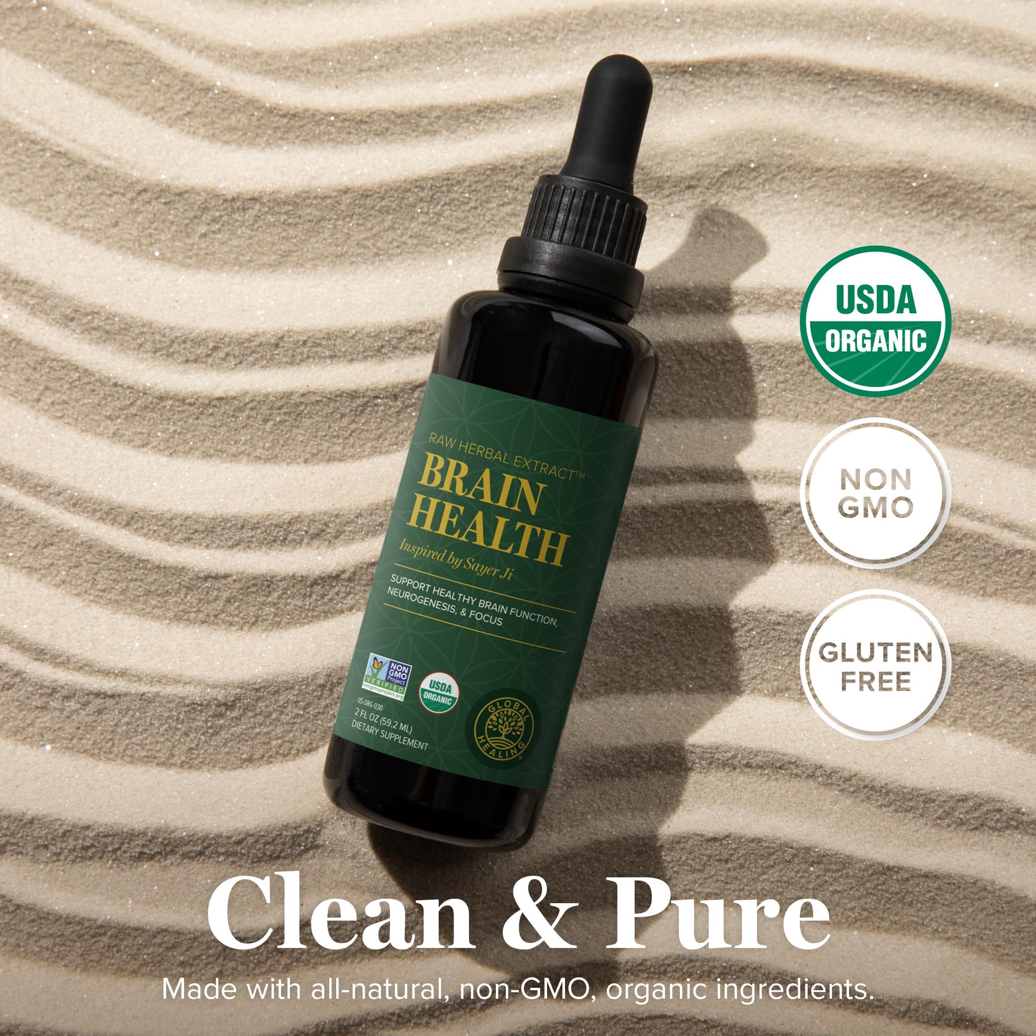 Sea buckthorn and ginkgo biloba in Brain Health formula