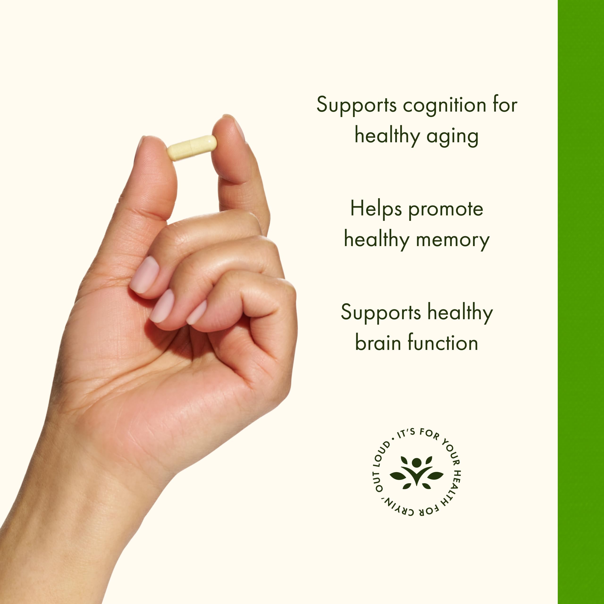 Brain health support with Swanson Luteolin Complex