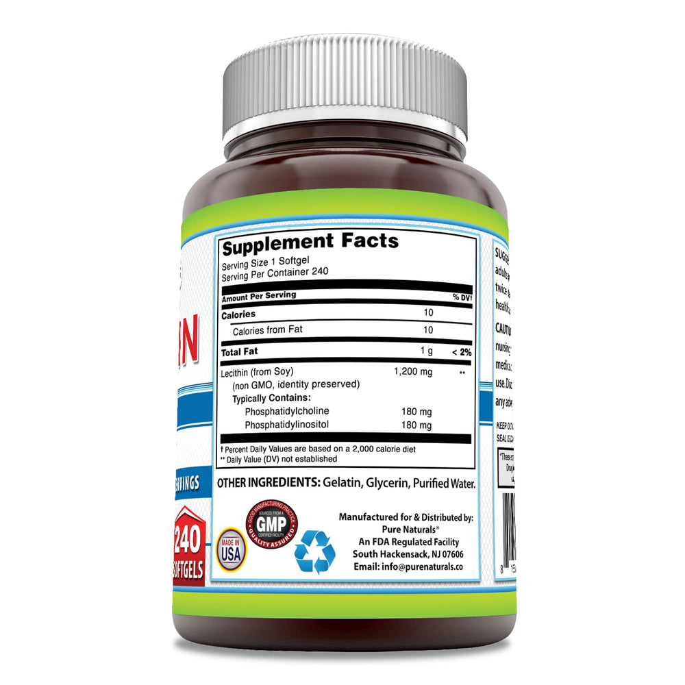 Illustration highlighting brain, cardiovascular, and digestive health benefits of soy lecithin