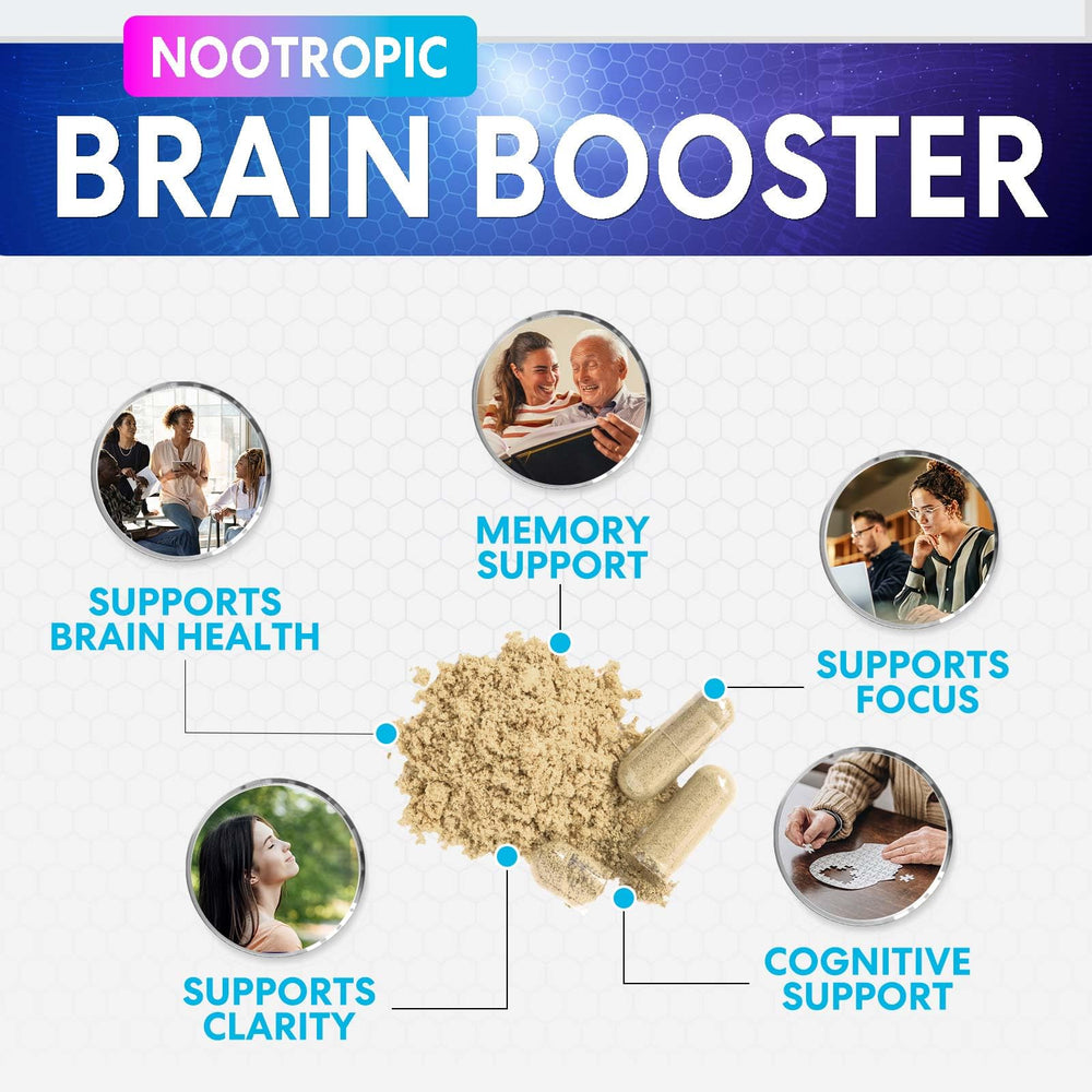 Nature's Peak Brain Memory Supplement label