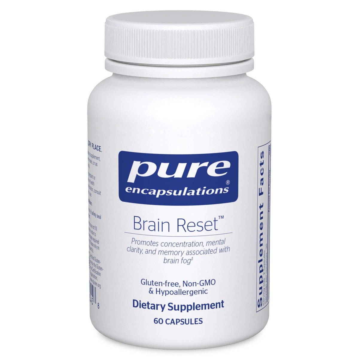 Brain Reset bottle with 60 capsules