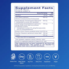 Close-up of Brain Reset label