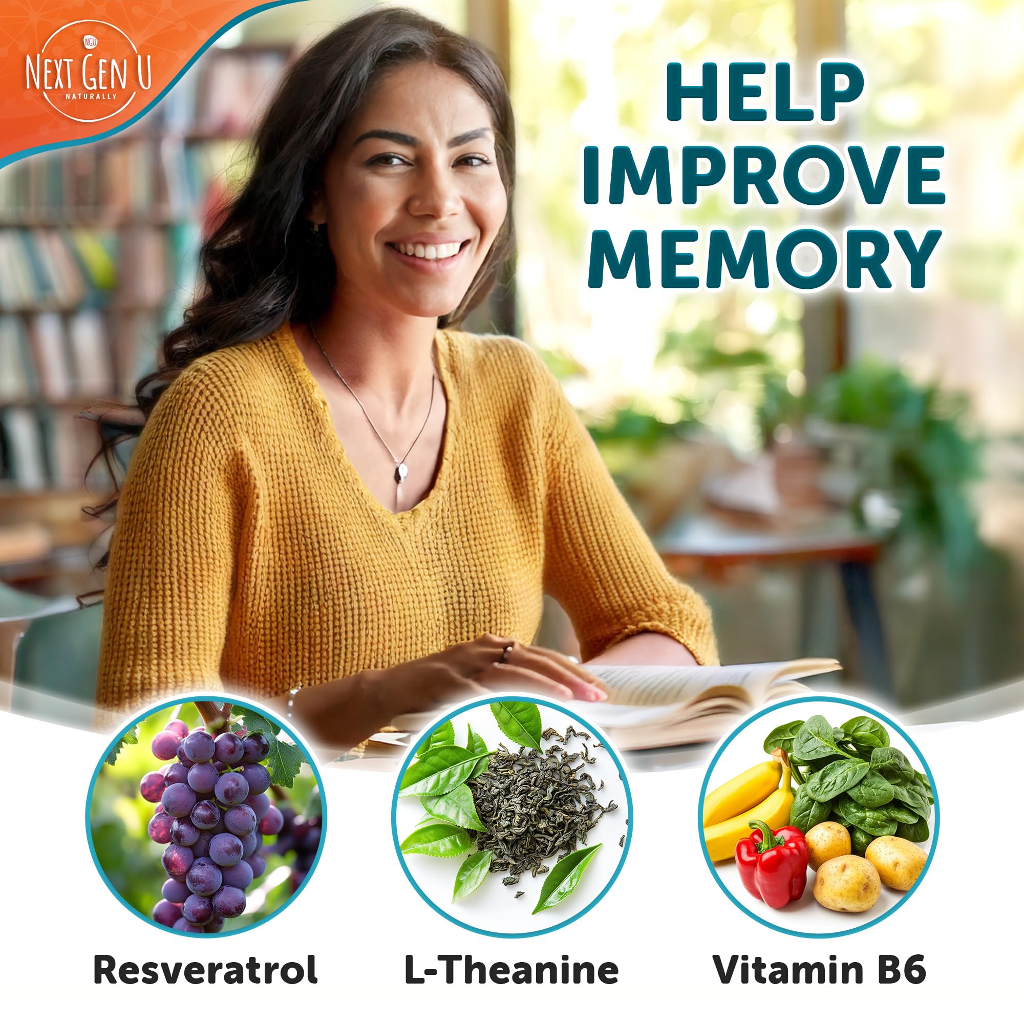 Label design of Brain Supplement 120 Vegan Capsules