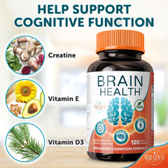 Product packshot for Brain Supplement 120 Vegan Capsules