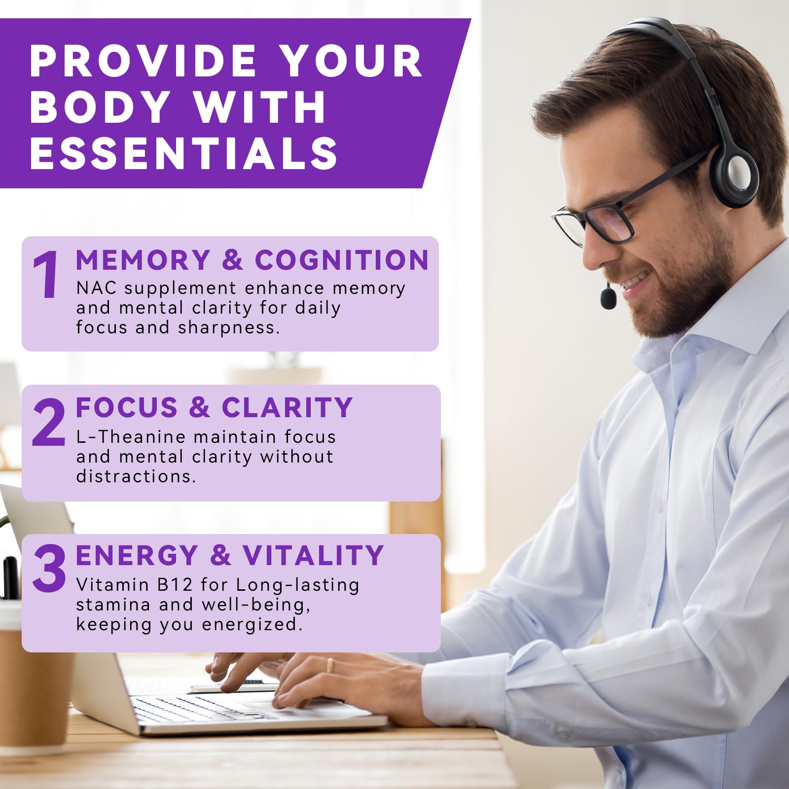 Non-GMO vegan formula label with no gluten or soy