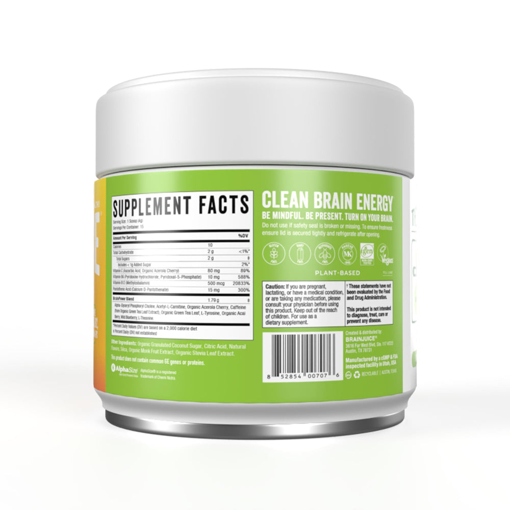 Container showing 15 servings per container