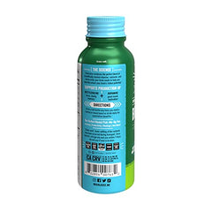 BrainJuice shot pour into a tiny glass conveys fast-acting brain support.