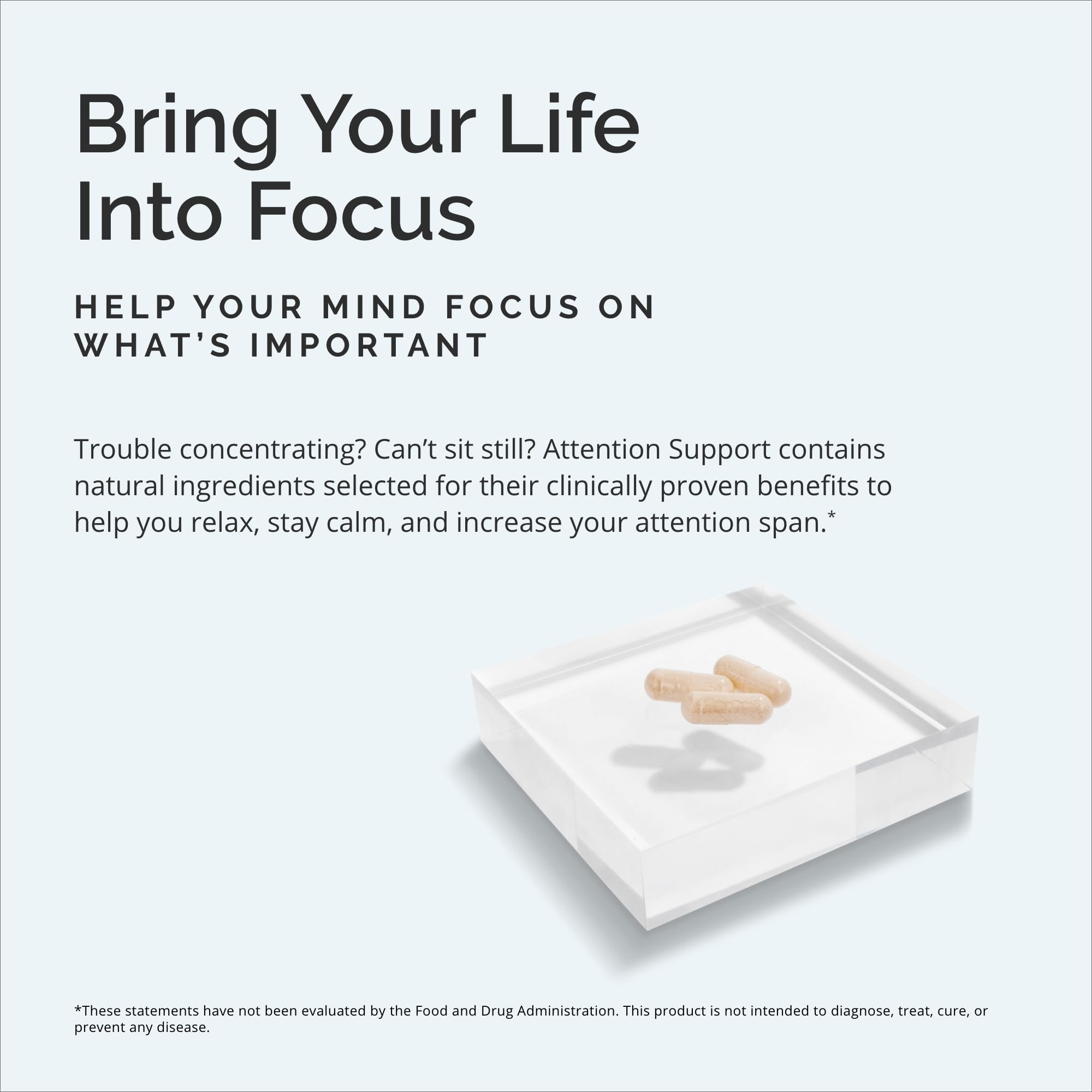 Gluten-free BrainMD Attention Support packaging