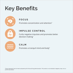 Supplement facts and ingredients for Attention Support