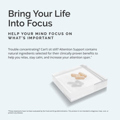 Calm mind concept associated with Attention Support