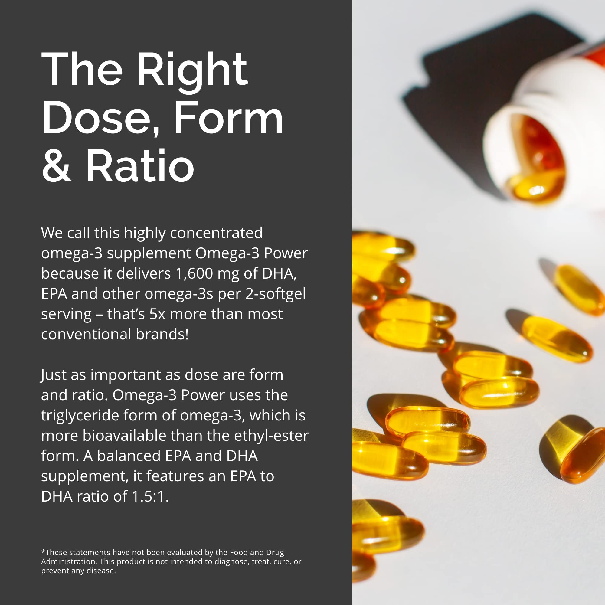 Gluten-free BrainMD Omega-3 Power packaging front