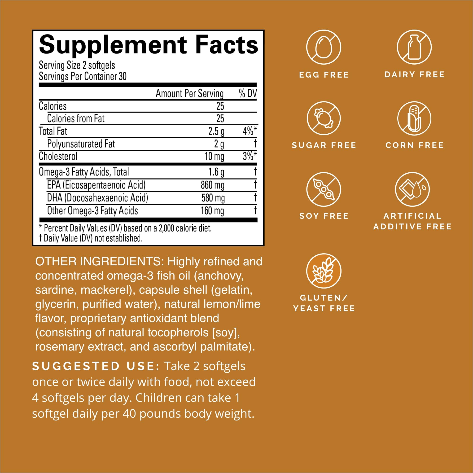 BrainMD Dr Amen Omega-3 Power pack of 2 packaging