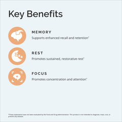 Nutrition facts panel for BrainMD Magnesium Chewables Citrus