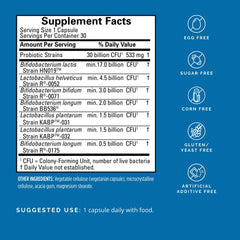 BrainMD ProBrainBiotics MAX packaging label